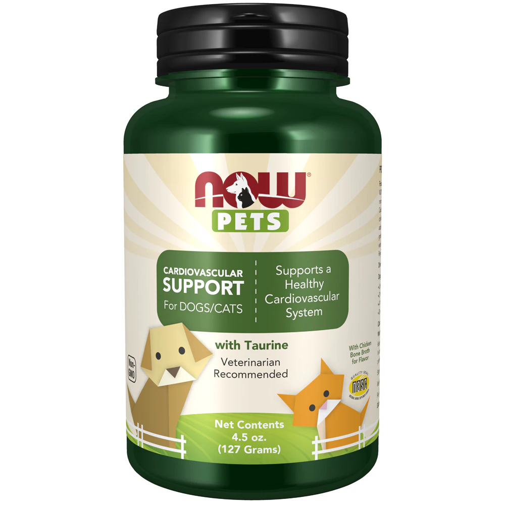 NOW Pets Cardiovascular Support Powder for Dogs & Cats -- 4.5 oz