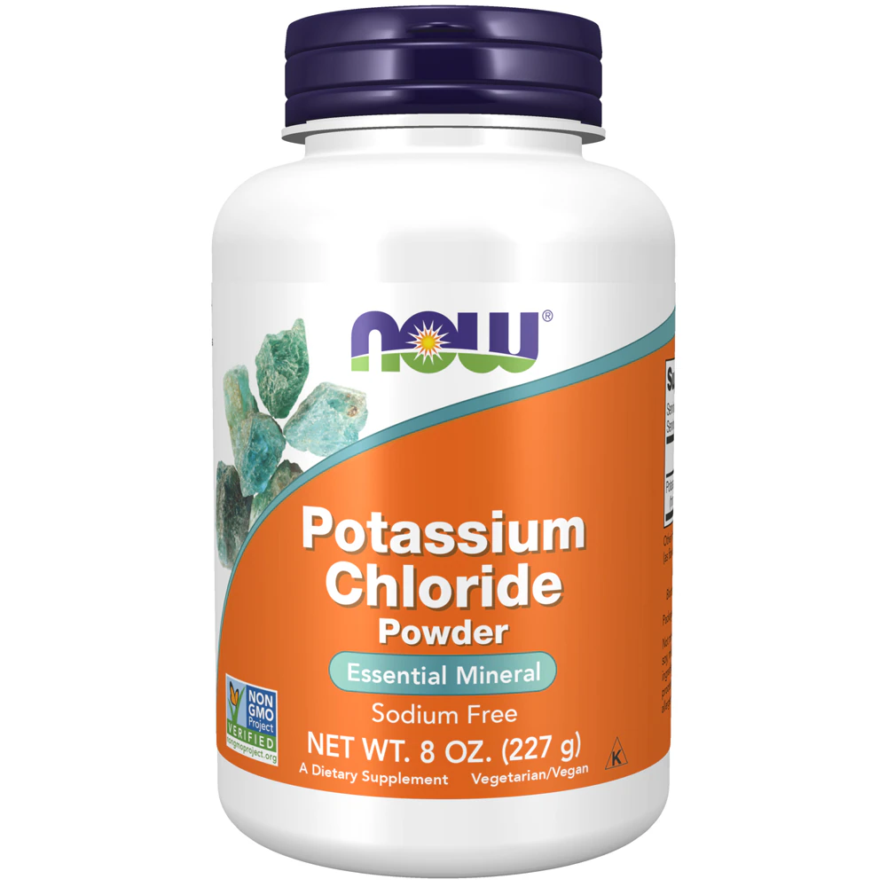 NOW Potassium Chloride Powder -- 8 oz