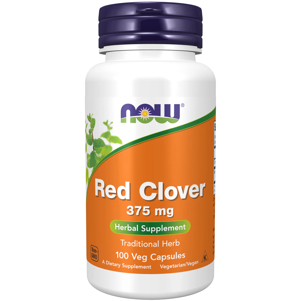 NOW Red Clover -- 375 mg - 100 Capsules
