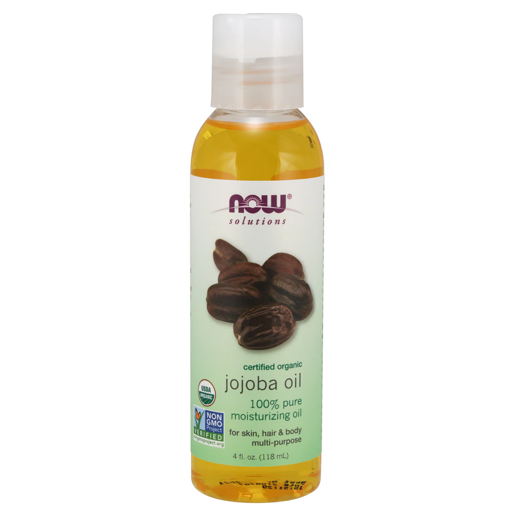 NOW Solutions Certified Organic Jojoba Moisturizing Oil -- 4 fl oz