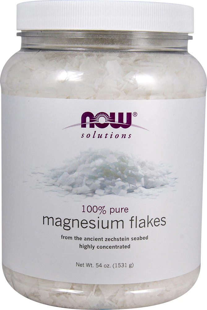 NOW Solutions Magnesium Flakes -- 54 oz