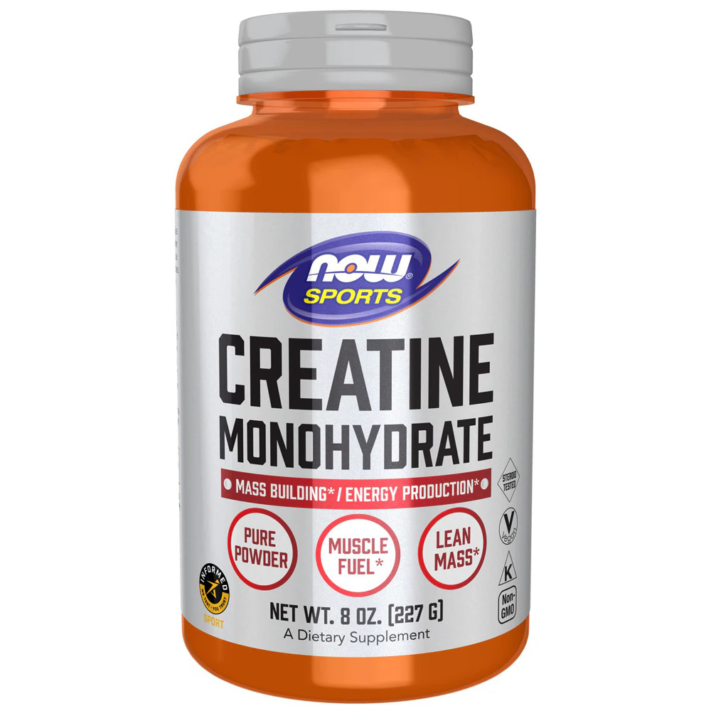 NOW Sports Creatine Monohydrate - Informed Sport Certified -- 8 oz