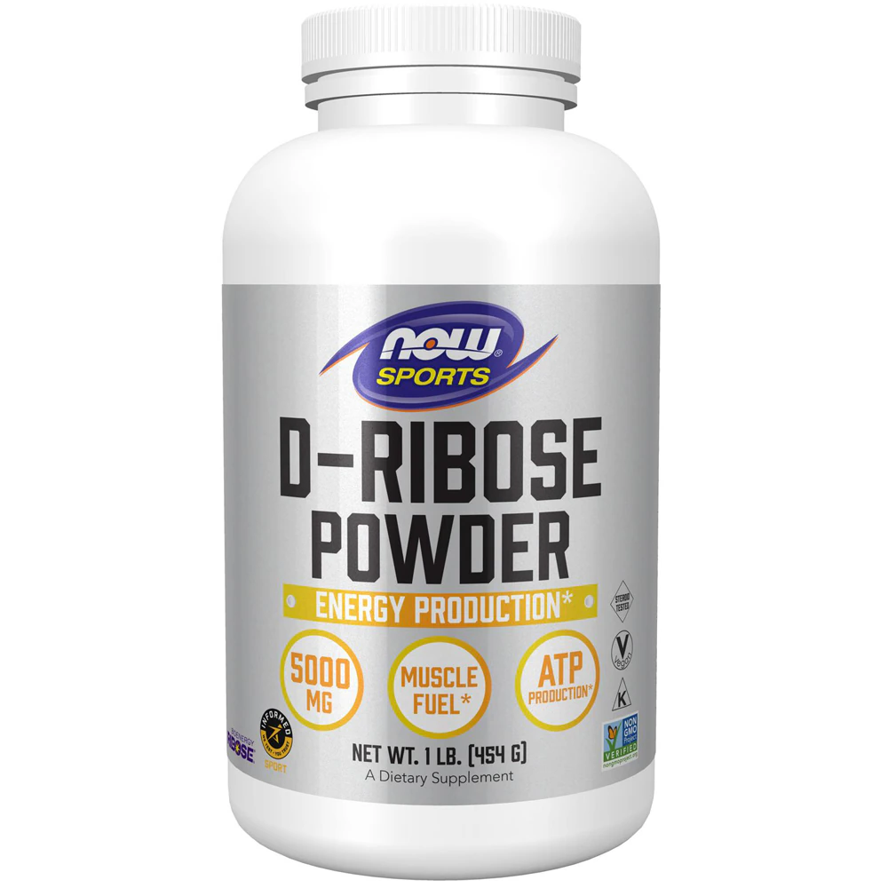 NOW Sports D-Ribose Powder - Informed Sport Certified -- 1 lb