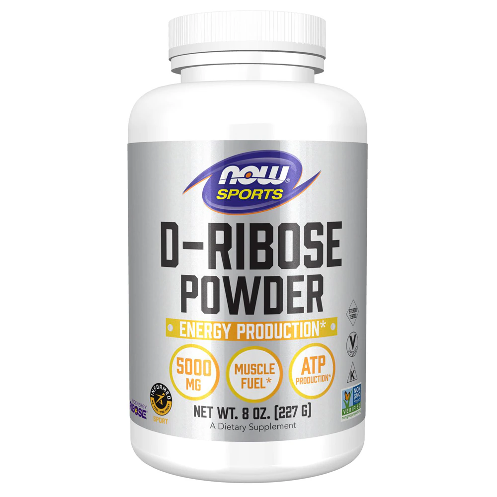 NOW Sports D-Ribose Powder - Informed Sport Certified -- 8 oz