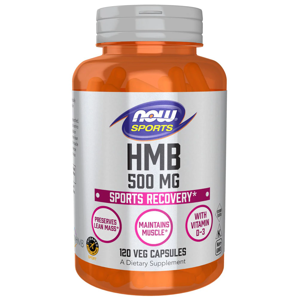 NOW Sports HMB - Informed Sport Certified -- 500 mg - 120 Veg Capsules