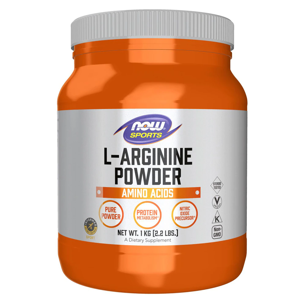 NOW Sports L Arginine Powder - Informed Sport Certified -- 2.2 lbs