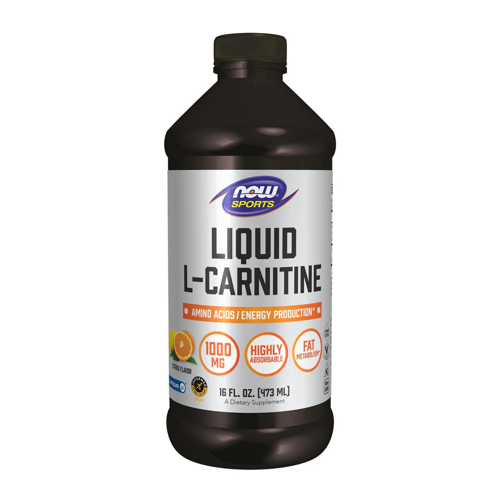 NOW Sports L-Carnitine Liquid - Informed Sport Certified Citrus -- 1000 mg - 16 fl oz