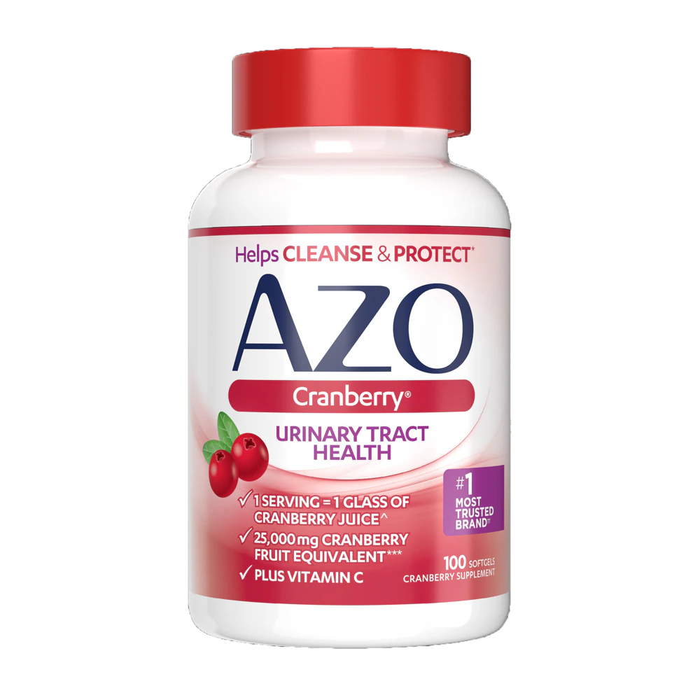 AZO Cranberry Urinary Tract Health -- 100 Softgels