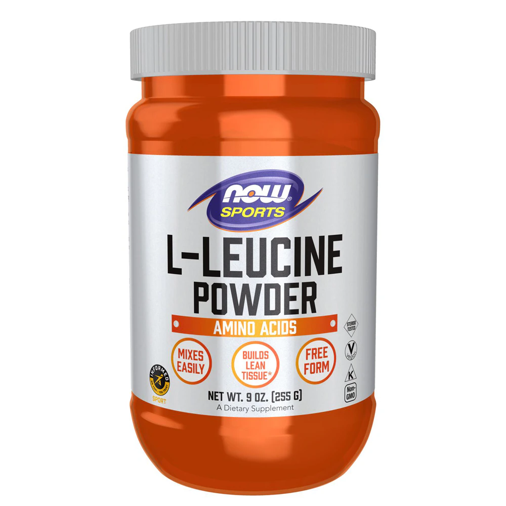 NOW Sports L-Leucine Powder - Informed Sport Certified -- 9 oz