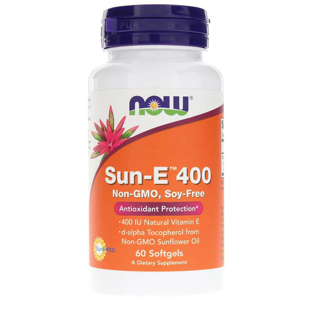 NOW Sun-E? 400 Antioxidant Protection -- 60 Softgels