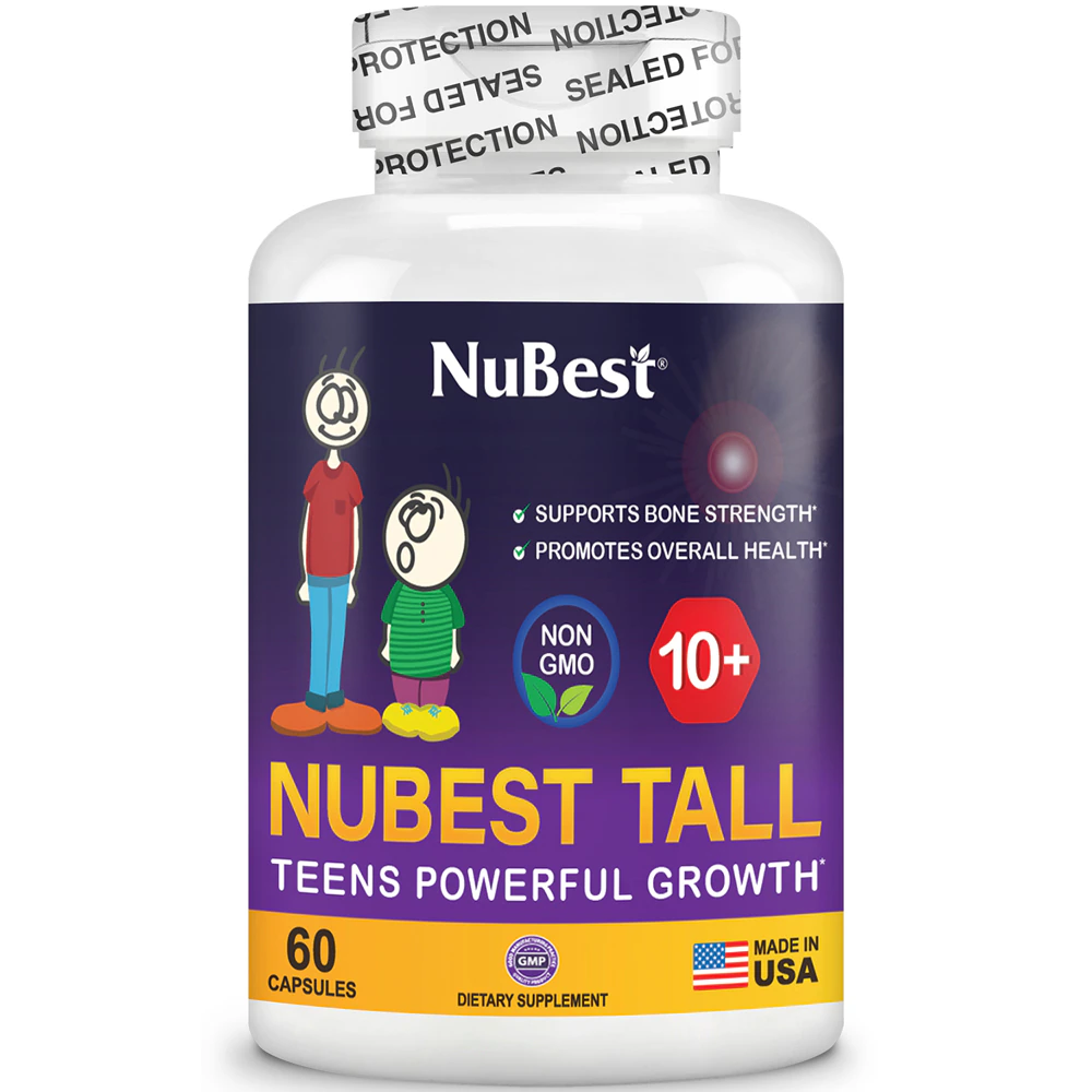 NuBest Tall Kids & Teens 10+ Bone Strength Formula -- 60 Capsules
