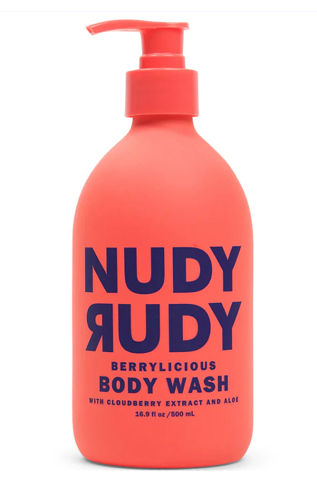 Nudy Rudy Body Wash with Cloudberry Extract & Aloe Berrylicious -- 16.9 fl oz