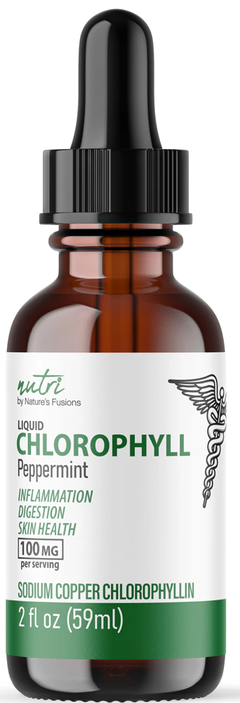 Nutri Liquid Chlorophyll Drops Peppermint -- 100 mg - 2 fl oz