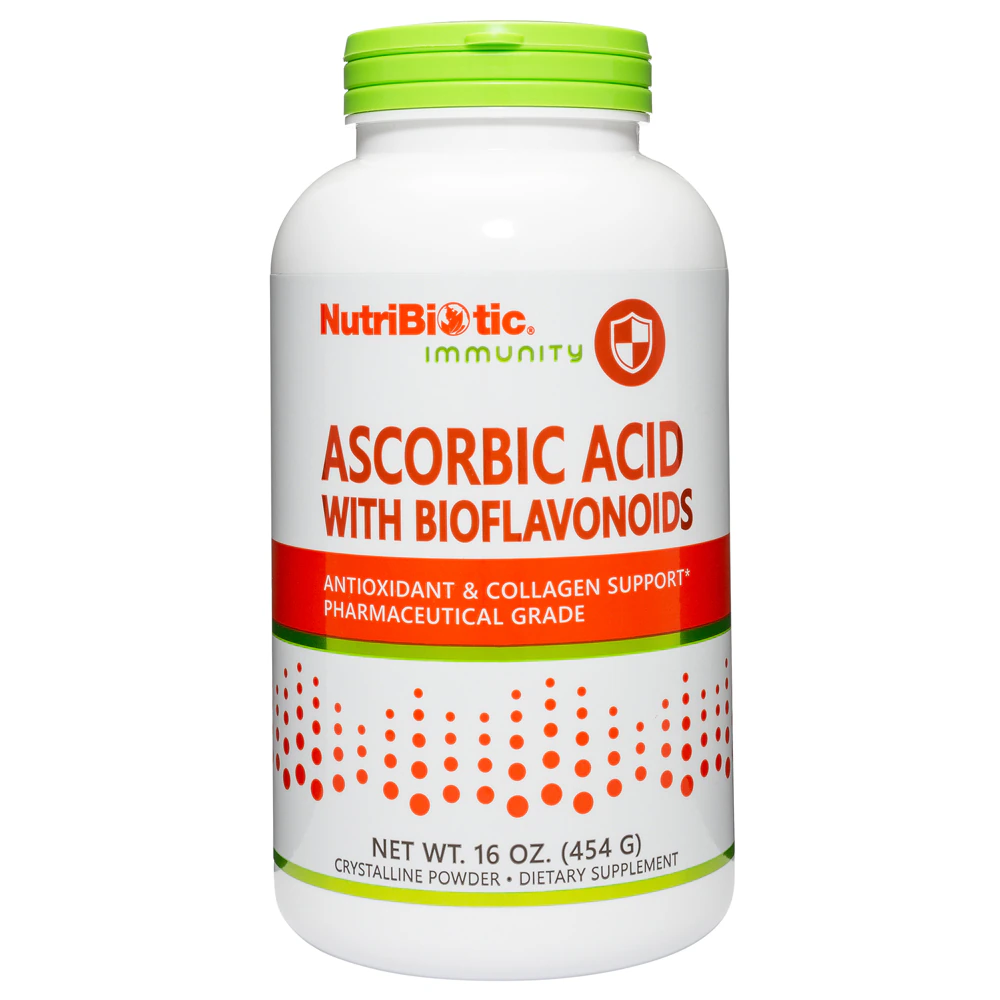 NutriBiotic Ascorbic Acid with Bioflavonoids -- 16 oz