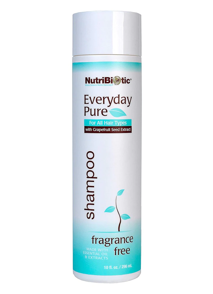 NutriBiotic Everyday Pure Shampoo Fragrance Free -- 10 fl oz