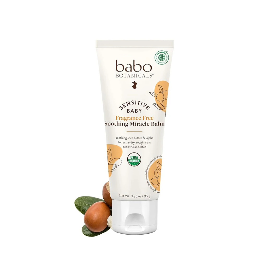 Babo Botanicals Organic Sensitive Baby Soothing Miracle Balm Fragrance Free -- 3.35 oz