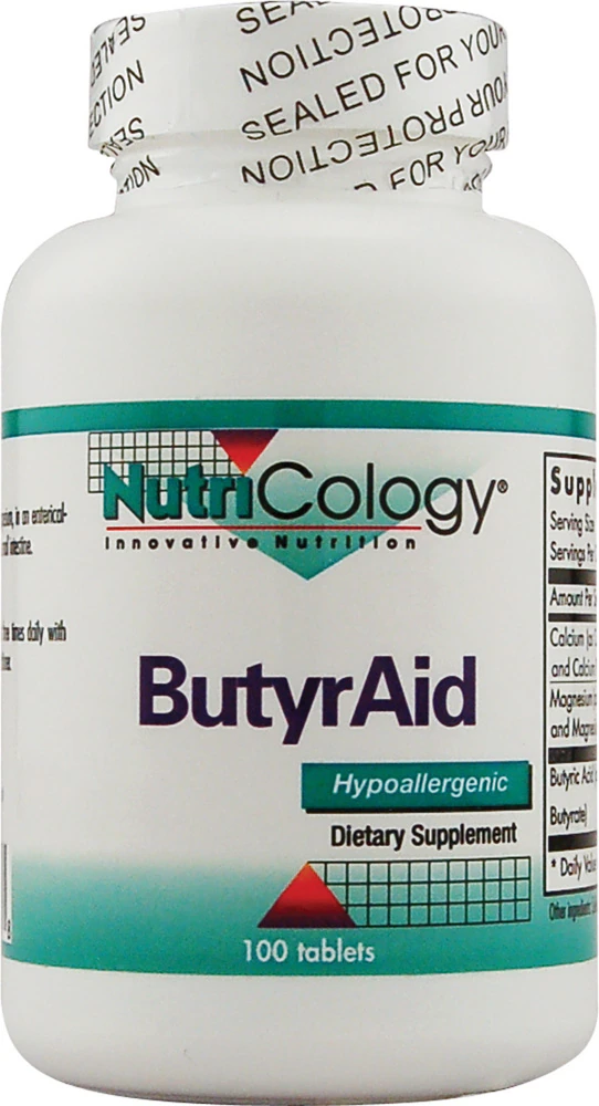 NutriCology ButyrAid -- 100 Delayed Release Vegetarian Capsules