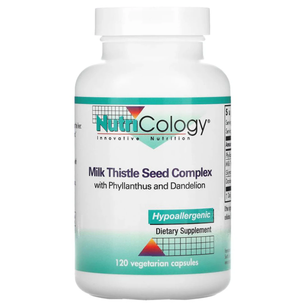 NutriCology Milk Thistle Seed Complex -- 120 Vegetarian Capsules
