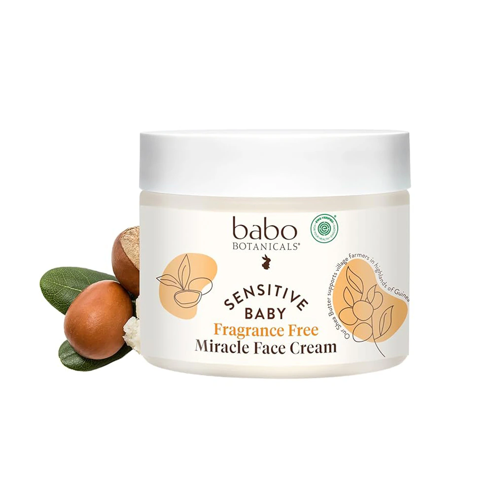 Babo Botanicals Sensitive Baby Miracle Face Cream Fragrance Free -- 2 fl oz