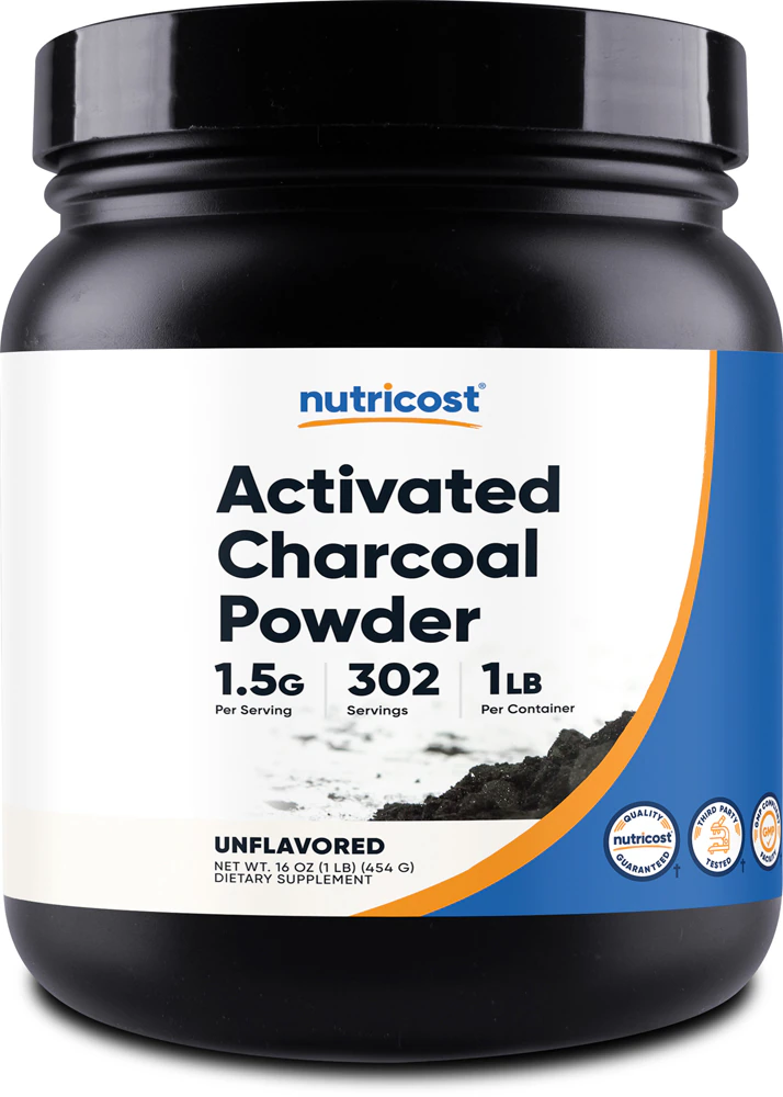 Nutricost Activated Charcoal Powder Unflavored -- 16 oz