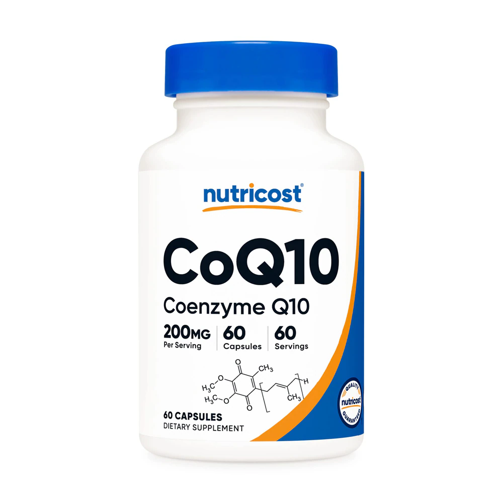 Nutricost CoQ10 -- 200 mg - 60 Capsules