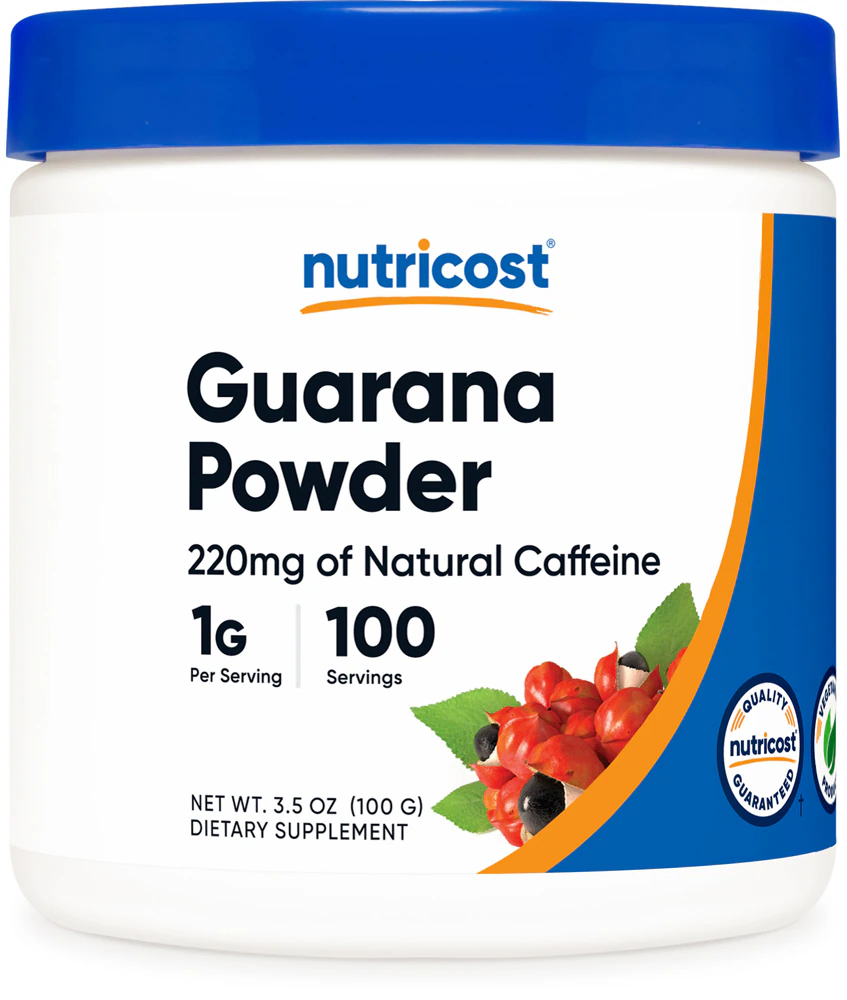 Nutricost Guarana Powder -- 100 Servings
