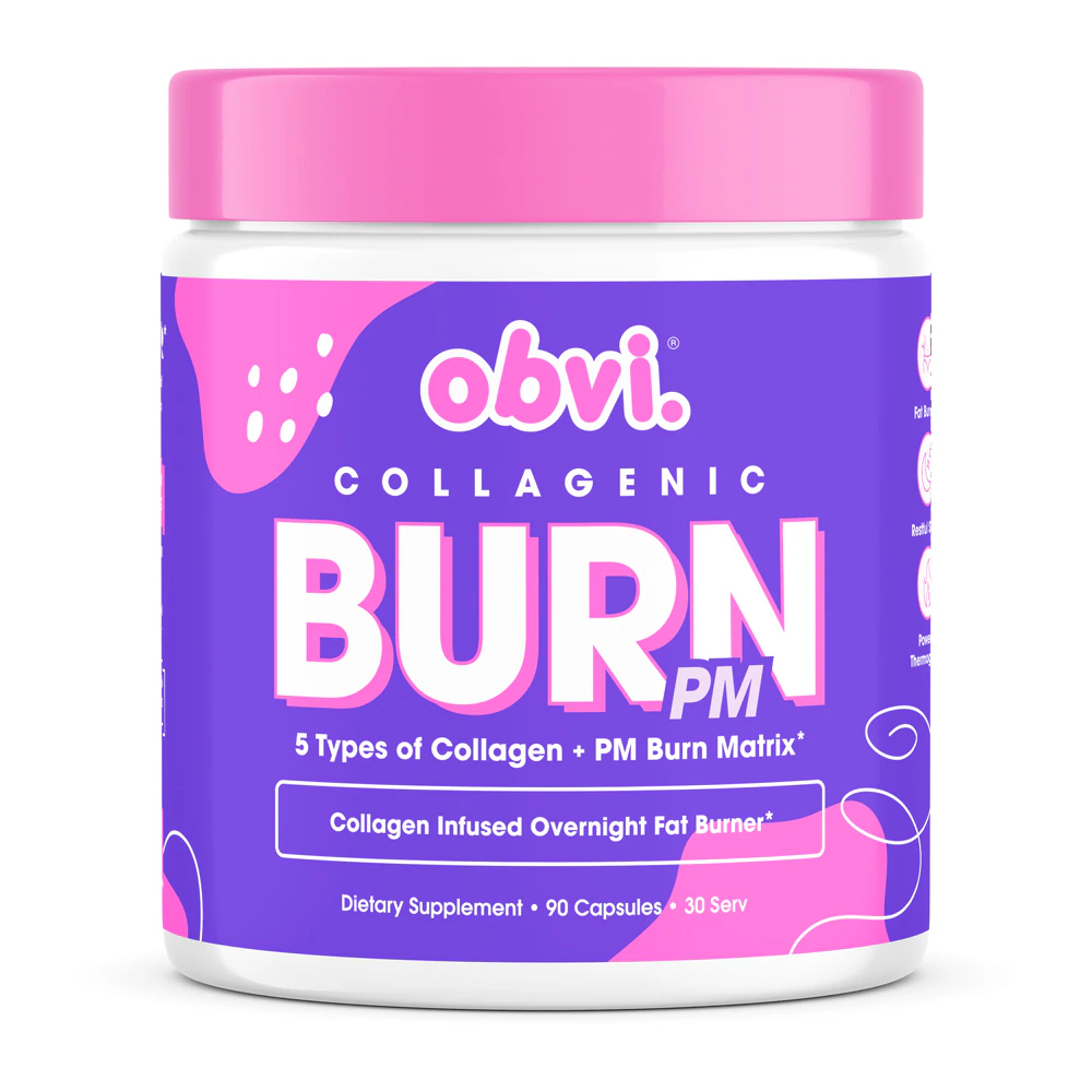 Obvi Collagenic Burn PM -- 90 Capsules