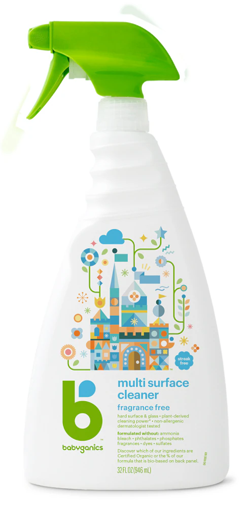 Babyganics Multi Surface Cleaner Fragrance Free -- 32 fl oz