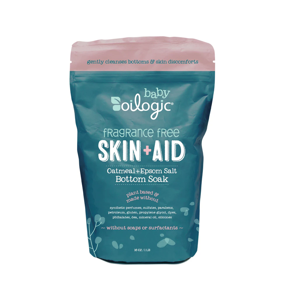 Oilogic Baby?Skin+Aid Oatmeal Epsom Salt Bottom Soak -- 16 oz