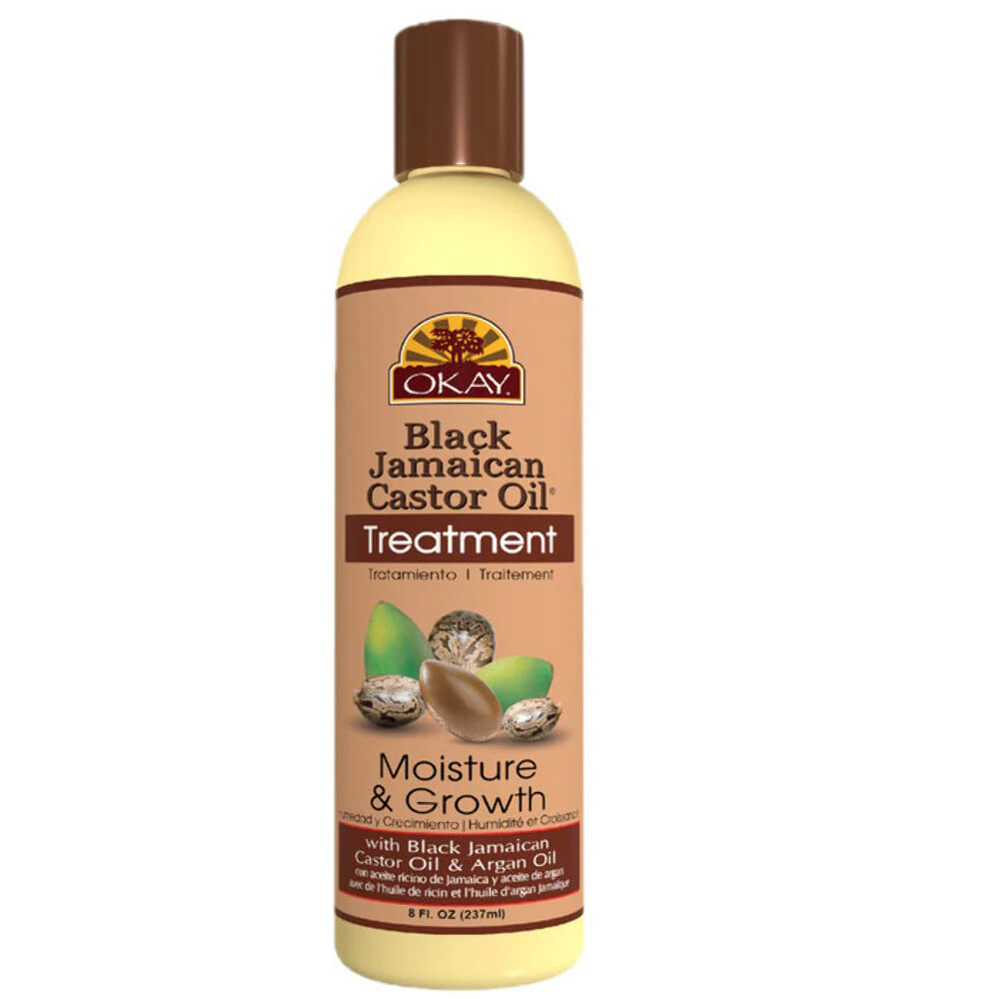 OKAY Pure Naturals Black Jamaican Castor Oil Moisture Growth Hair Treatment -- 8 fl oz