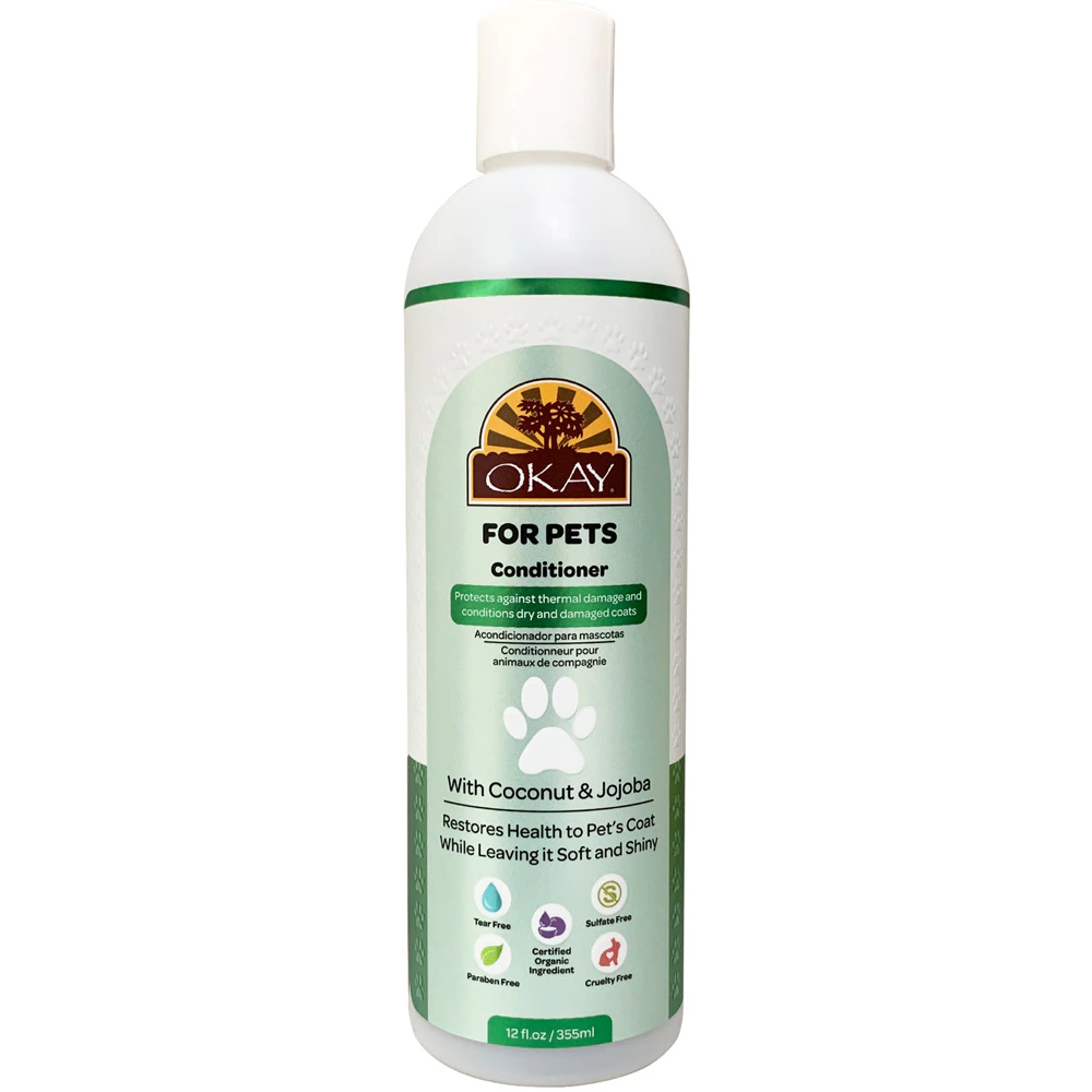 OKAY Pure Naturals Pet Conditioner Coconut & Jojoba -- 12 fl oz