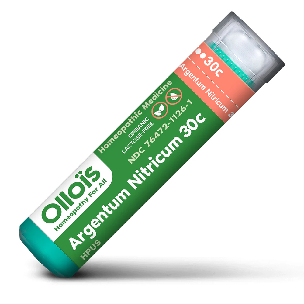 Ollois Argentum Nitricum Organic Lactose-Free 30c Pellets -- 80 Pellets