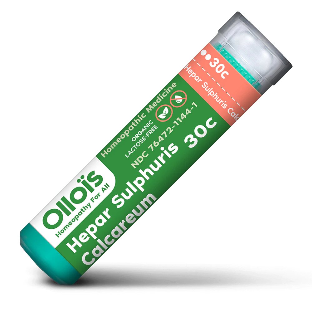 Ollois Hepar Sulphuris Calcareum Organic Lactose-Free 30c Pellets -- 80 Pellets