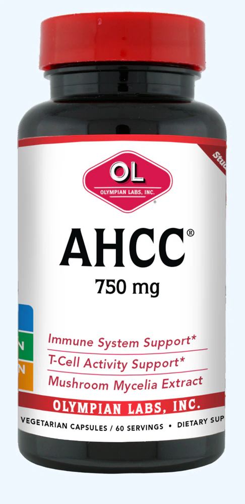 Olympian Labs AHCC -- 750 mg - 60 Vegetarian Capsules