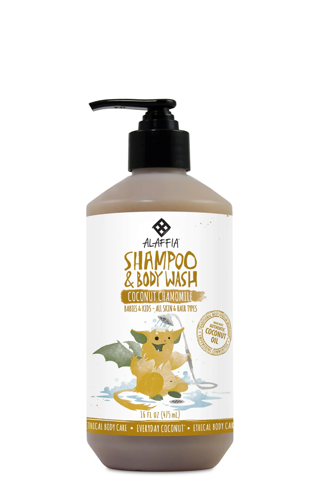 Alaffia Babies & Kids Shampoo & Body Wash Coconut -- 16 fl oz