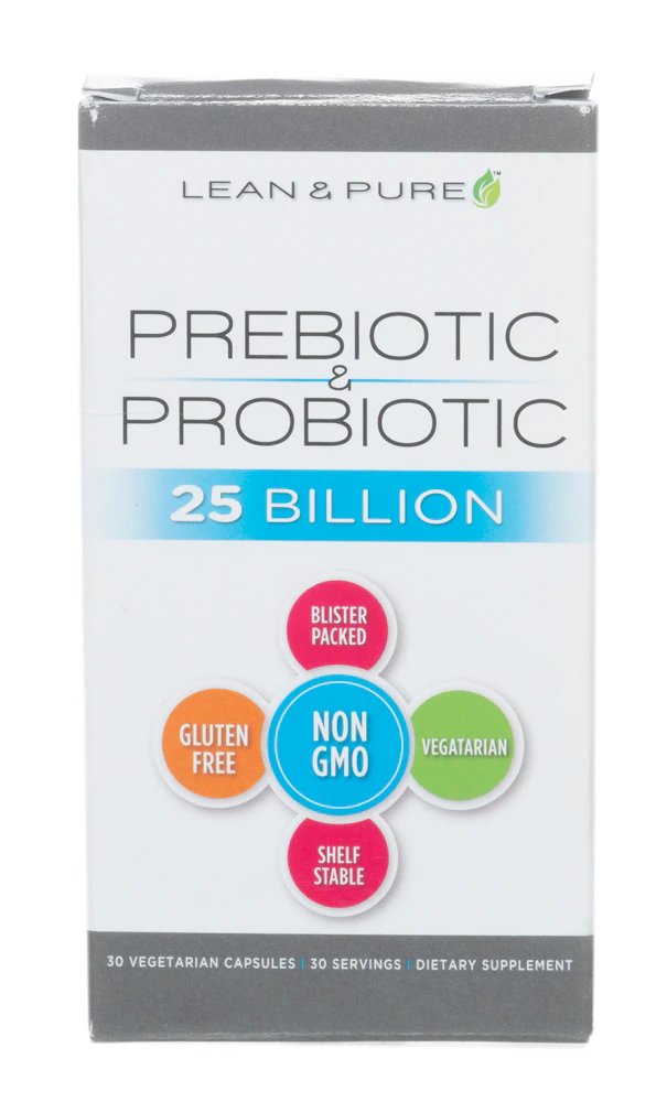 Olympian Labs Lean & Pure? Prebiotic & Probiotic -- 25 billion - 30 Vegetarian Capsules