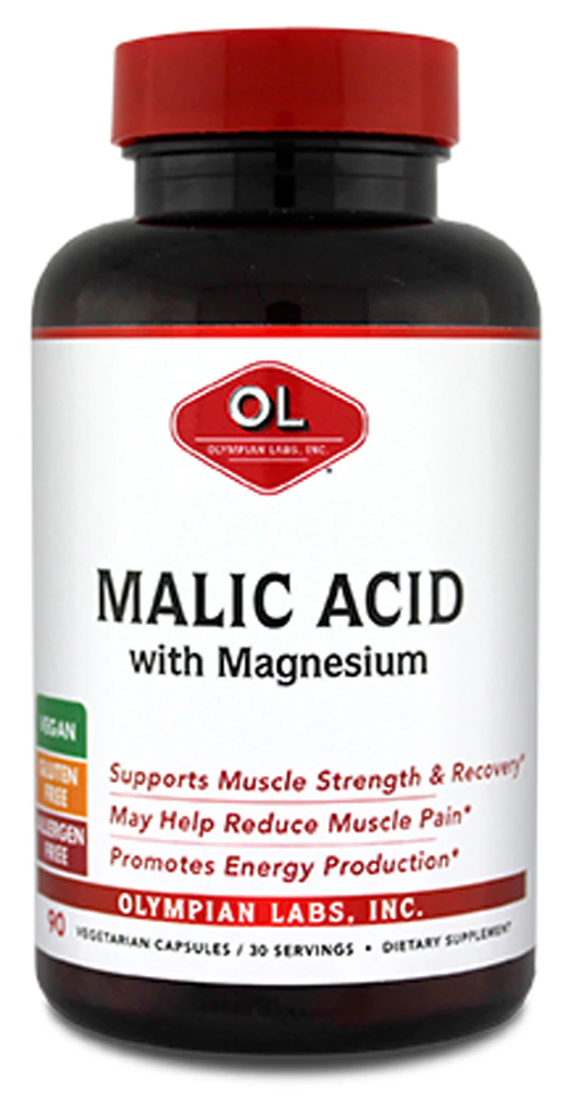 Olympian Labs Malic Acid with Magnesium -- 90 Vegetarian Capsules