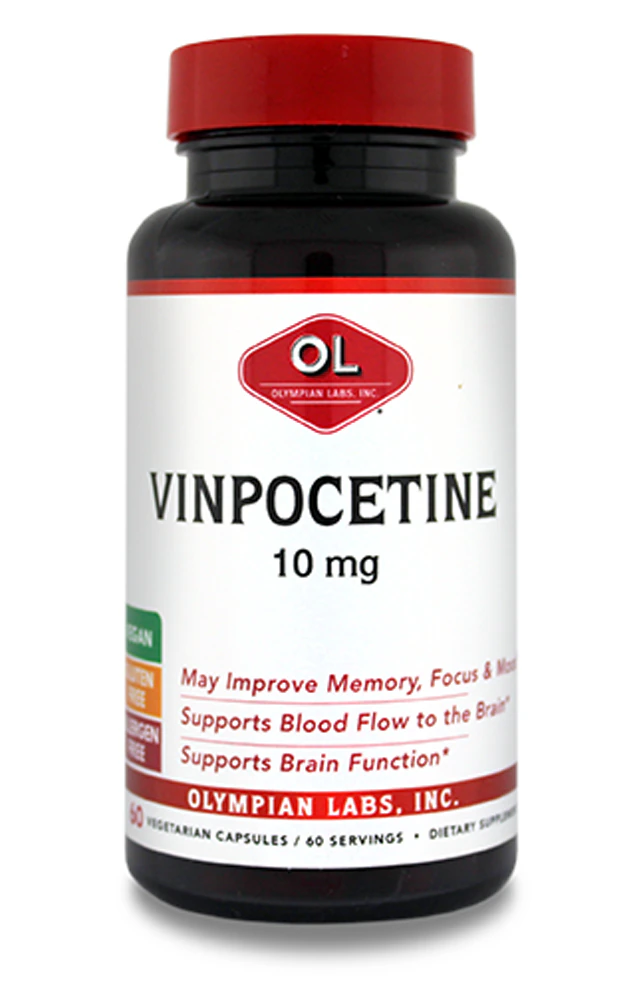 Olympian Labs Vinpocetine -- 10 mg - 60 Vegetarian Capsules