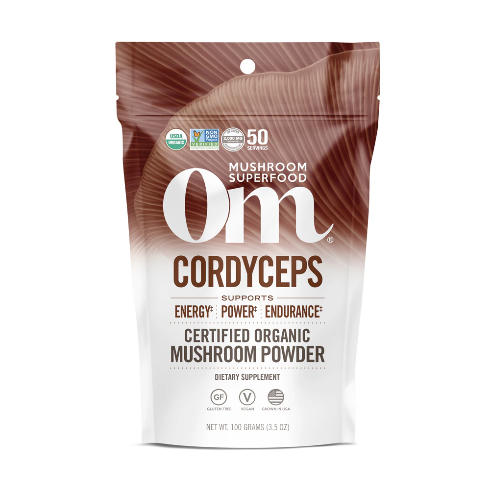 OM Organic Mushroom Nutrition Supplement Powder - Cordyceps -- 3.5 oz