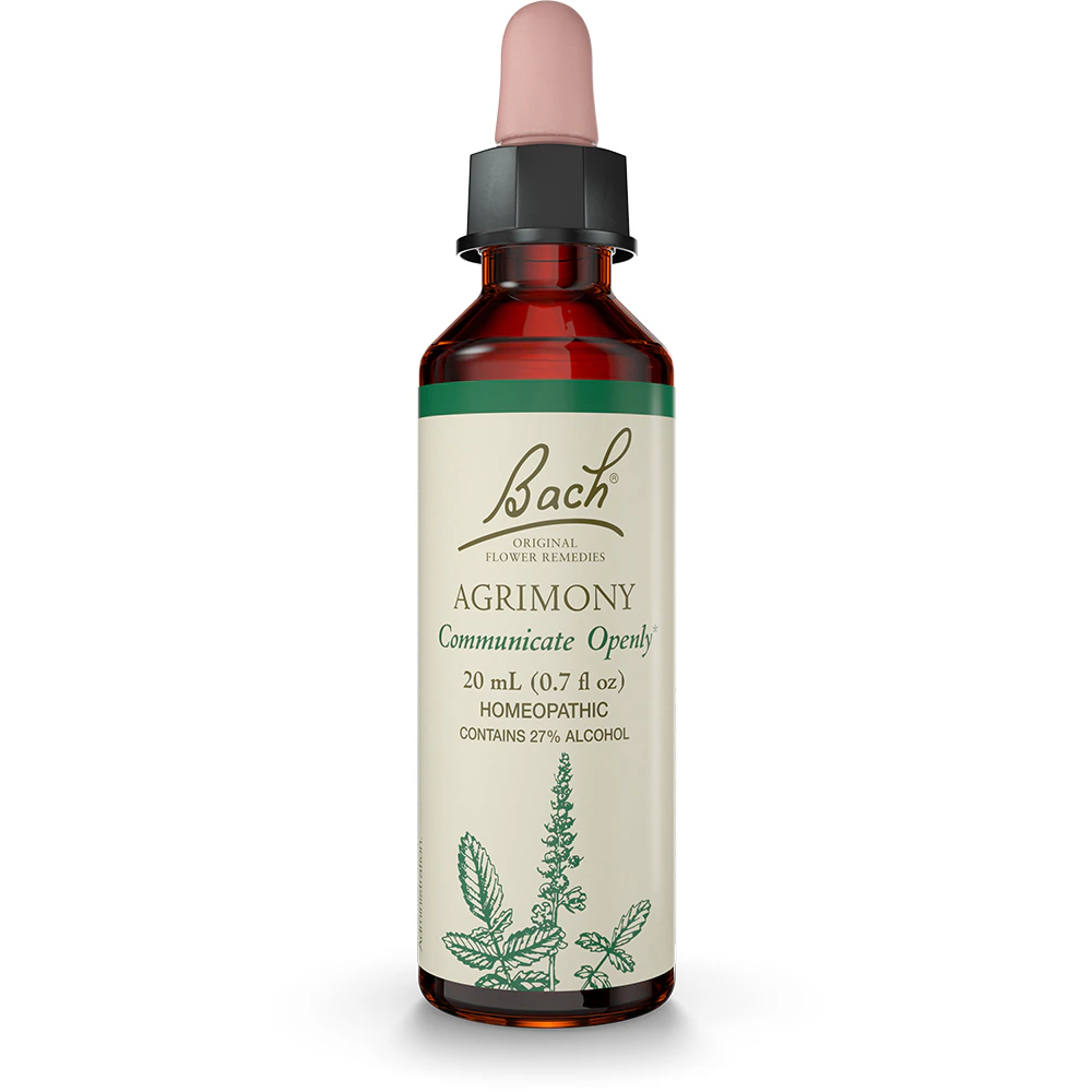 Bach Original Flower Remedy Dropper Agrimony Flower Essence -- 0.7 fl oz