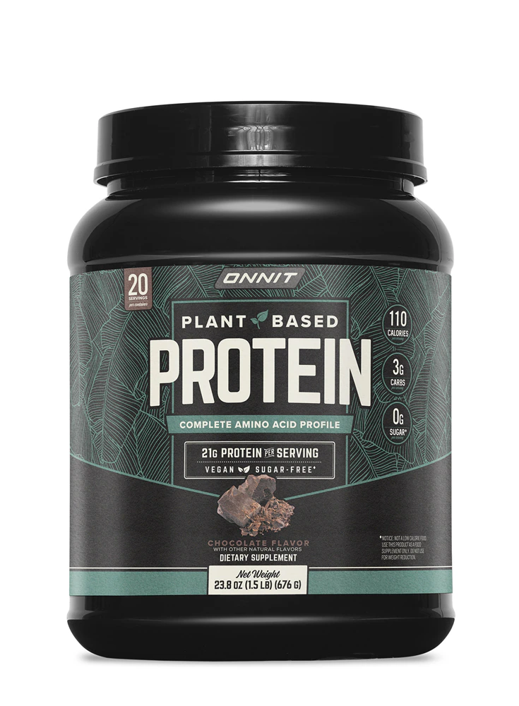Onnit Plant-Based Protein - 20 Serving Tub - Informed Sport Certified Chocolate -- 23.8 oz