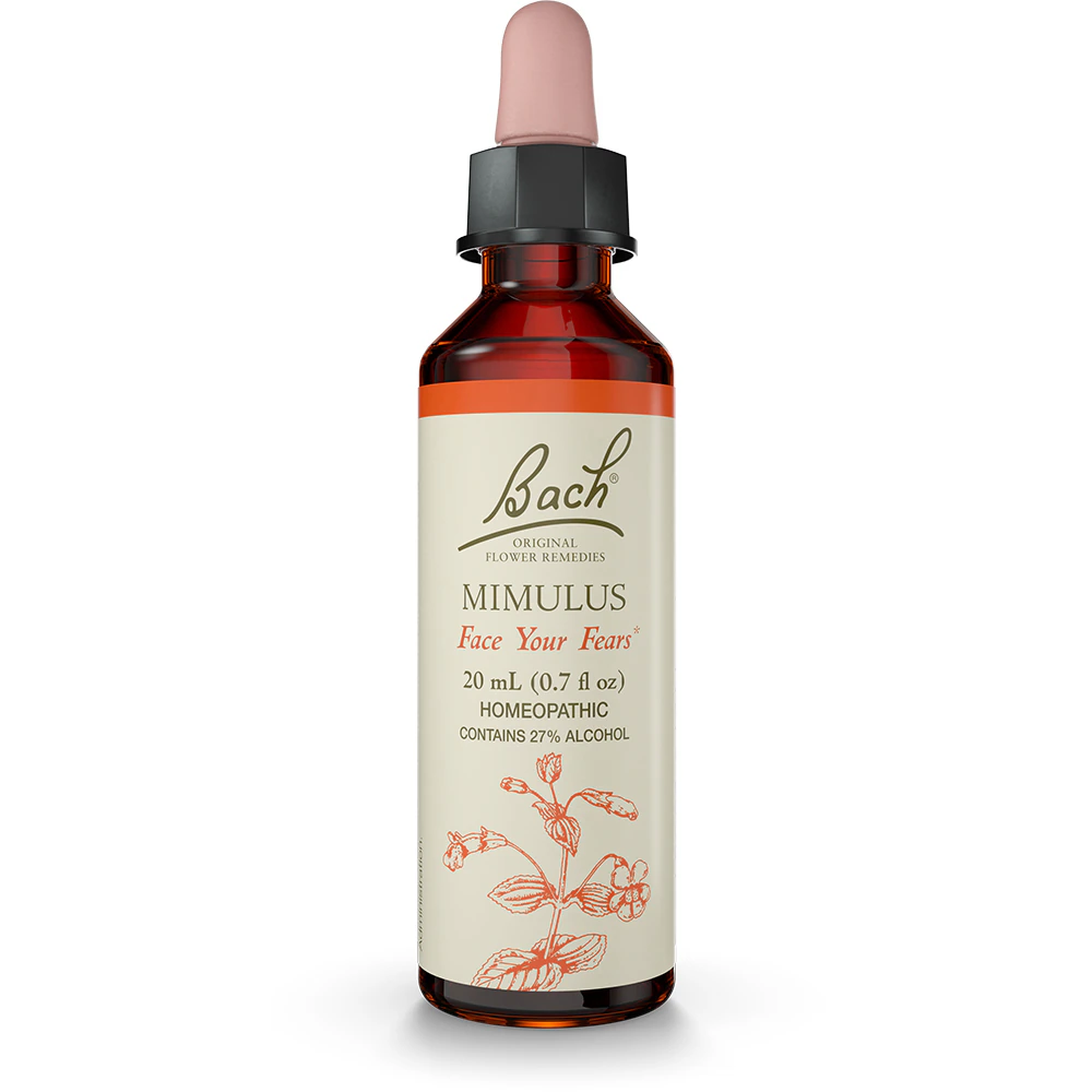 Bach Original Flower Remedy Dropper Mimulus Flower Essence -- 0.7 fl oz
