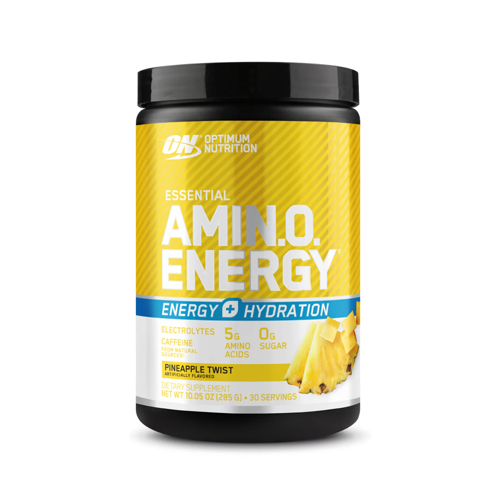 Optimum Nutrition Essential Amin.O. Energy Powder Energy + Hydration Pineapple Twist -- 30 Servings