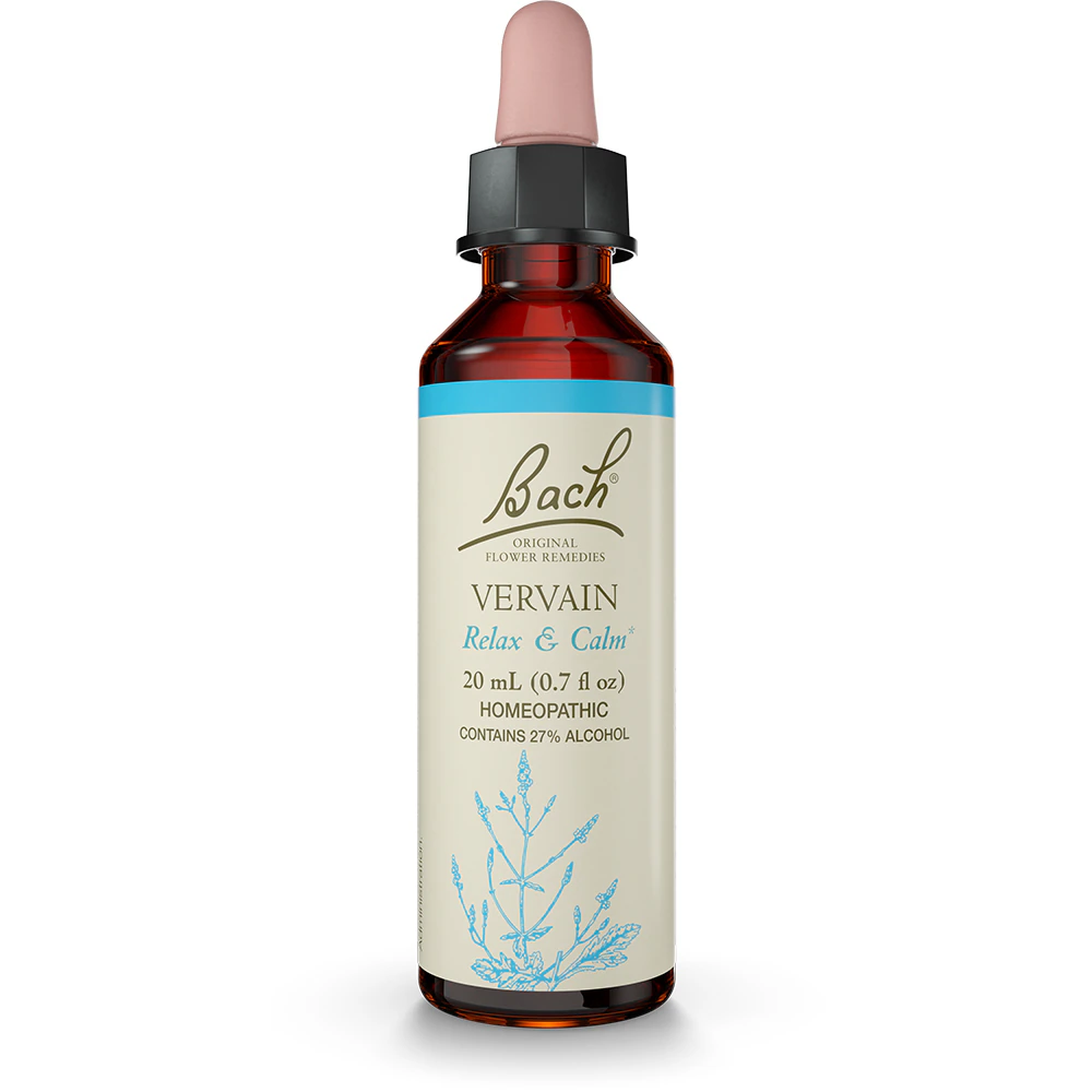 Bach Original Flower Remedy Dropper Vervain Flower Essences -- 0.7 fl oz