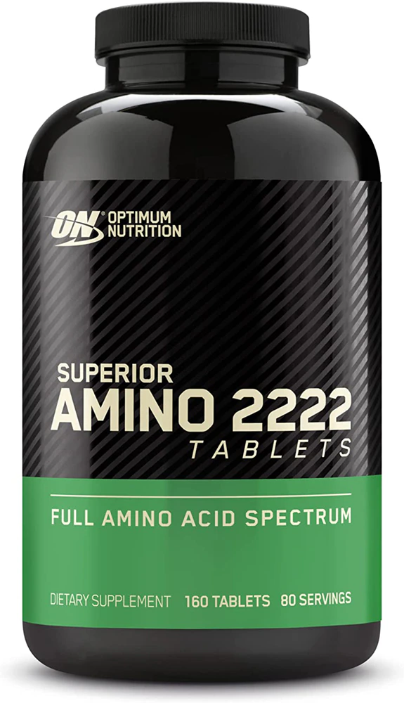 Optimum Nutrition Superior Amino 2222 Full Amino Acid Spectrum Tablets -- 160 Tablets