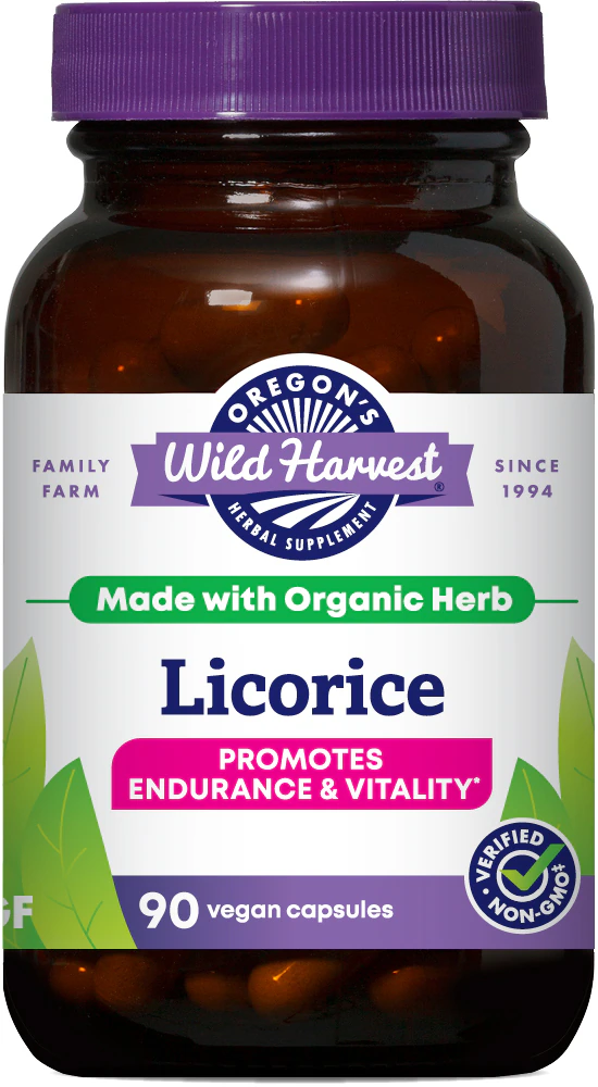 Oregon's Wild Harvest Licorice -- 90 Vegan Capsules