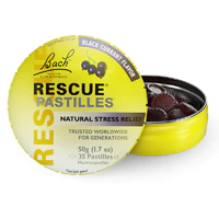 Bach Rescue Pastilles Natural Stress Relief Black Currant -- 1.7 oz