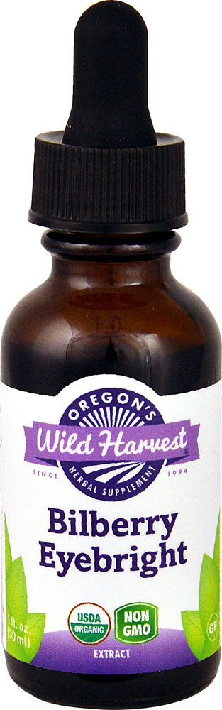 Oregon's Wild Harvest Organic Bilberry Eyebright -- 1 fl oz