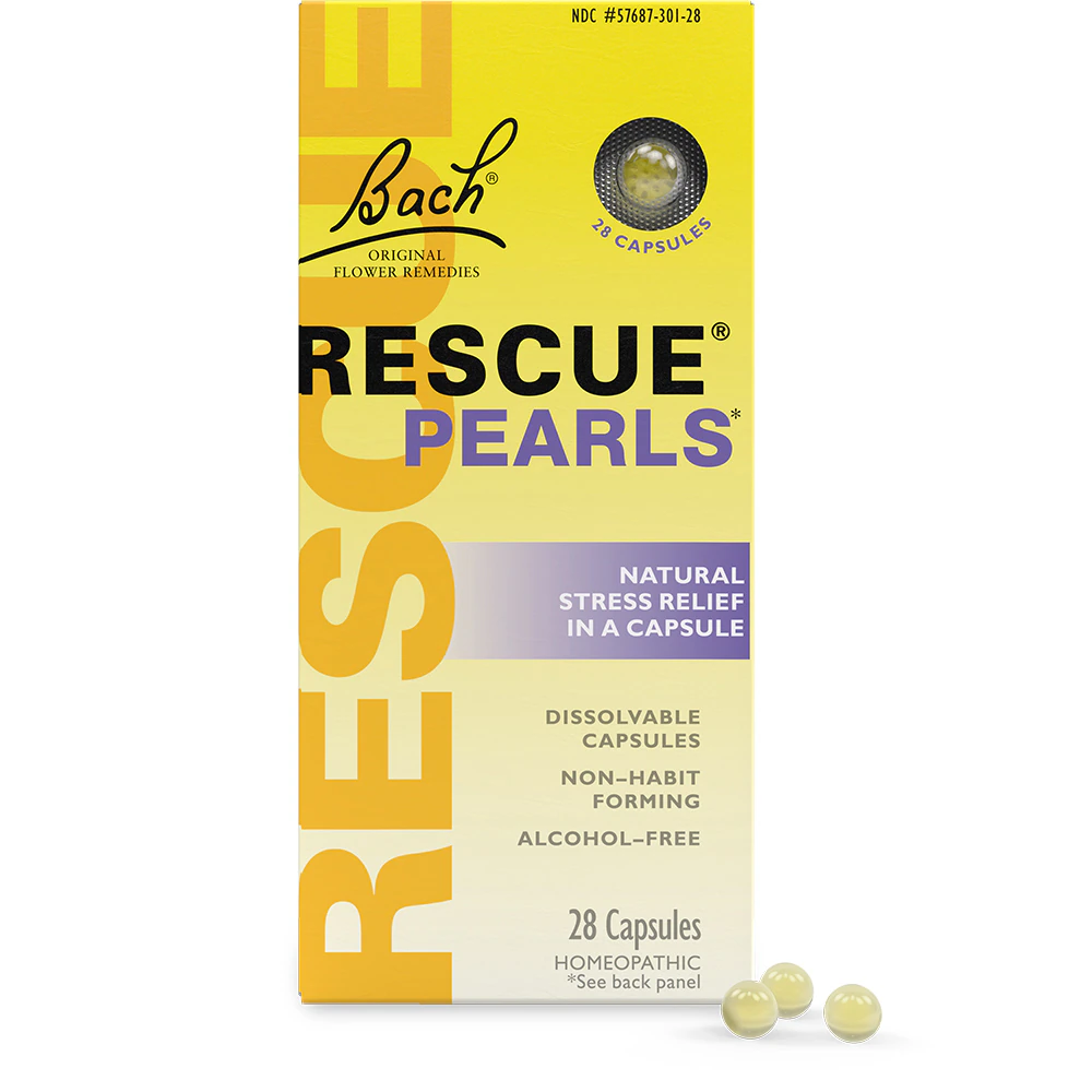 Bach Rescue Pearls Natural Stress Relief -- 28 Capsules