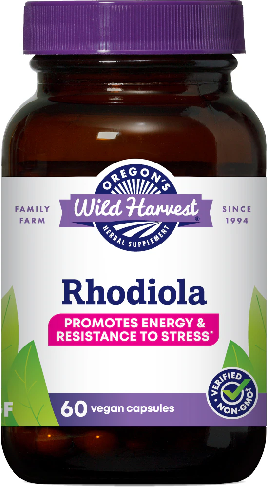 Oregon's Wild Harvest Rhodiola -- 60 Vegan Capsules